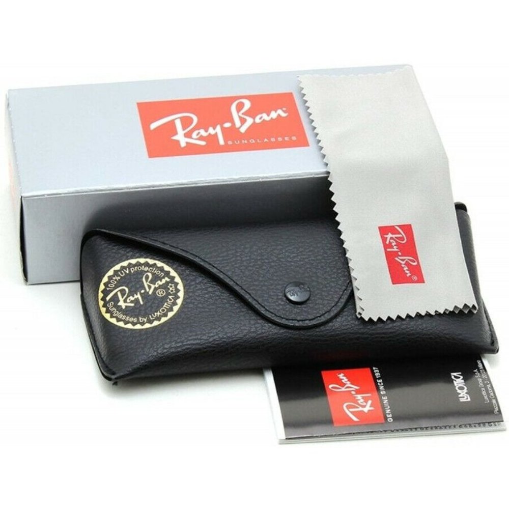 Ray-Ban Havana & Brown Aviator Unisex Uv Blocking Rb3546 9074 Sunglasses - Picture 6 of 6